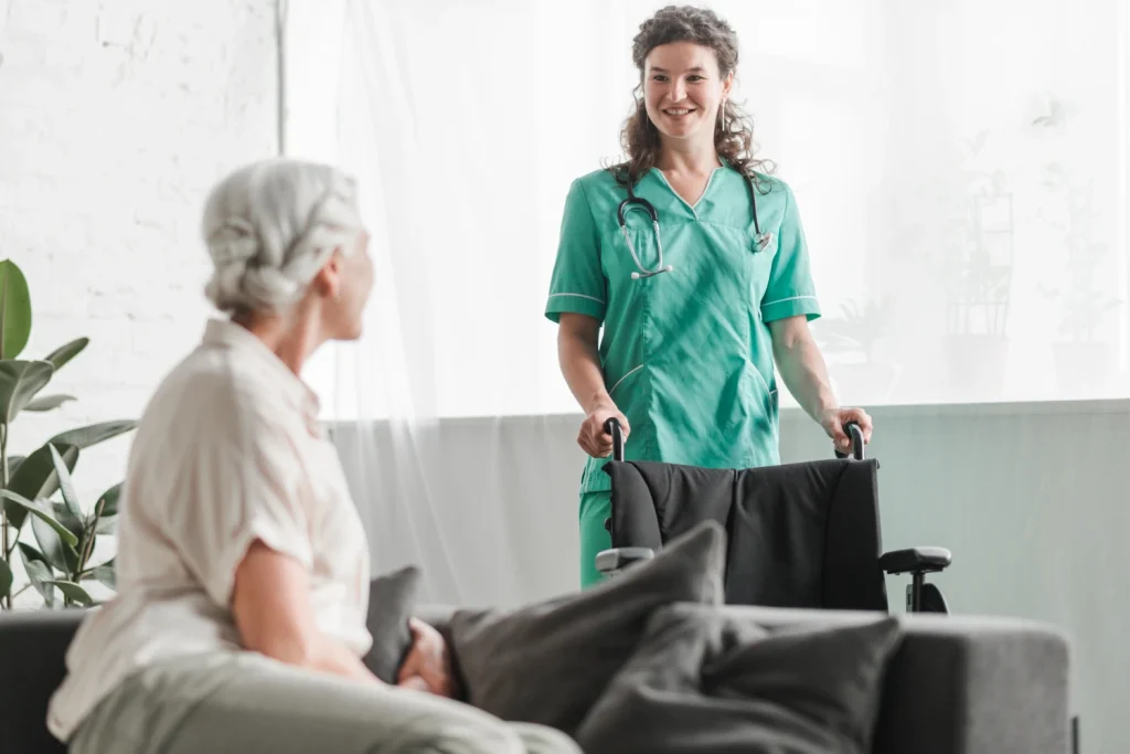 Elderly home staff